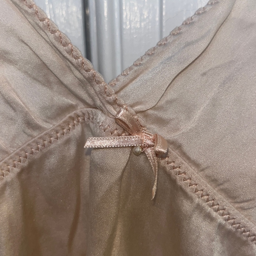 Vintage Intimissimi pale pink silk cami/chamise Size Small - Picture 5 of 8